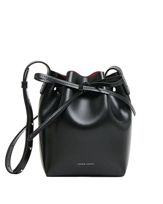 Borsa A Secchiello Mini di Mansur Gavriel in Black
