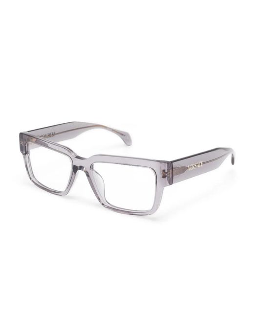 Versace Gray Square-Frame Glasses for men