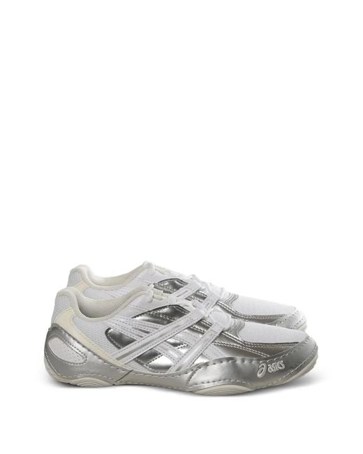Asics White Hypersync Round-Toe Sneakers