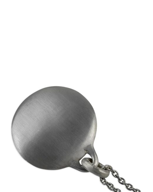 Parts Of 4 Gray Morphed Disk Necklace
