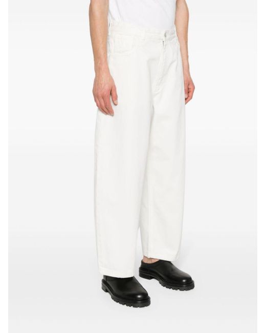 Studio Nicholson Paolo Jeans mit weitem Bein in White für Herren