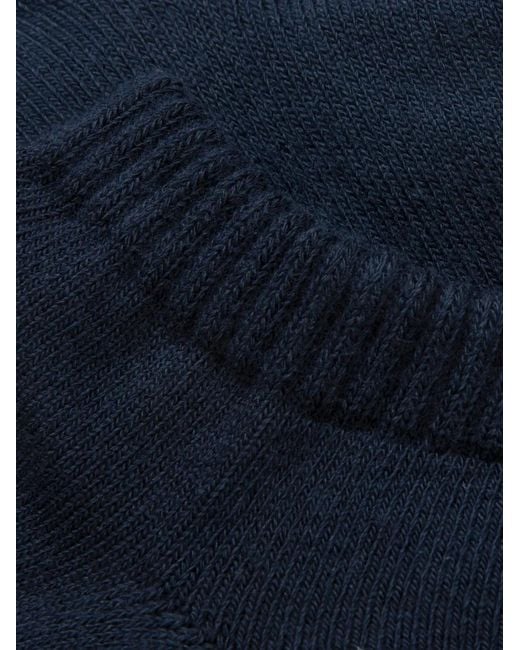 Aape By A Bathing Ape Blue Logo Socks for men