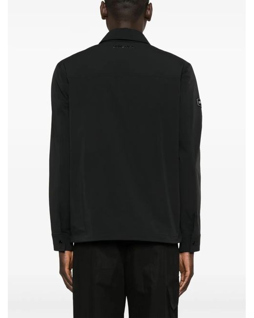 Duvetica Black Godin Z Shirt Jacket for men