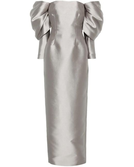 Solace London Gray Laylah Maxikleid
