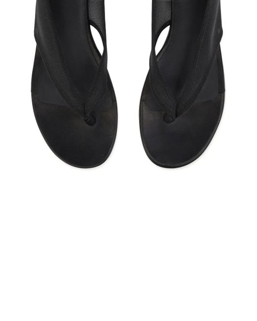 Courreges Black Mesh Sandals