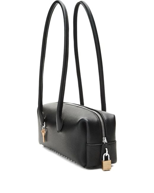 Alexander Wang Black Roux Medium Shoulder Bag