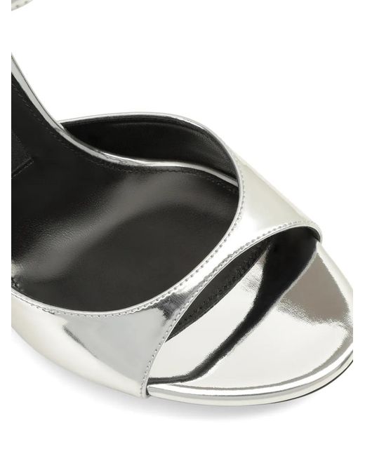 Sergio Rossi White Godiva Sandals