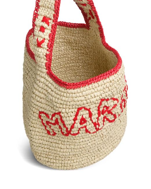Marni White Nassa Small Shoulder Bag
