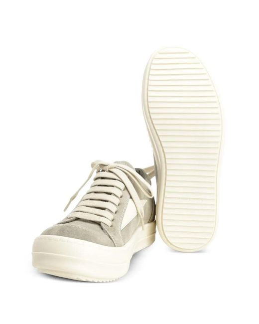Rick Owens White Vintage Sneakers