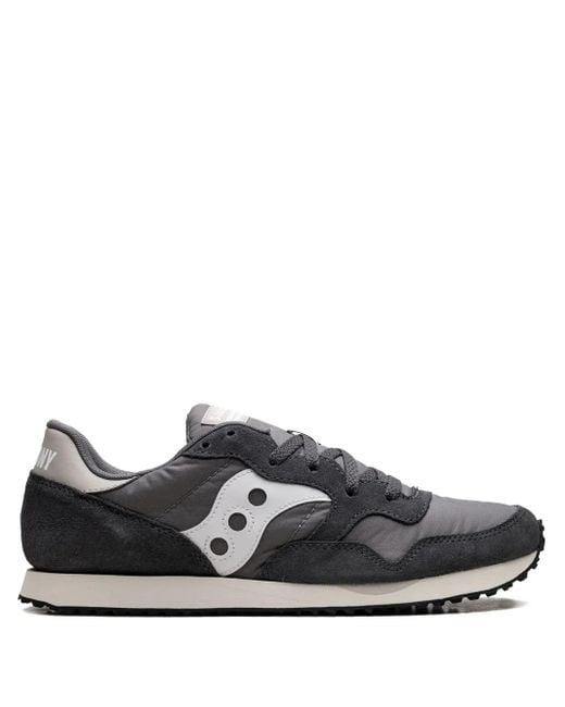 Saucony Black Logo-Detail Lace-Up Sneakers