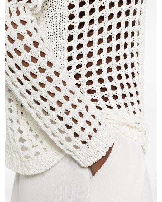 Max Mara White Sweater