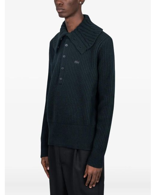 Lacoste Blue Wool Sweater for men