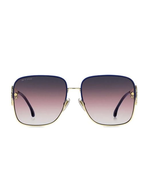 Etro Purple Paisley Sunglasses