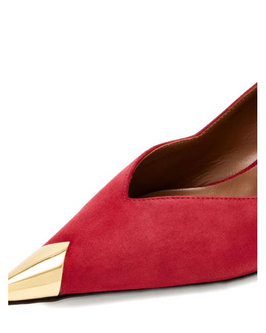 Giuseppe Zanotti Melaine 40mm スエードパンプス Red