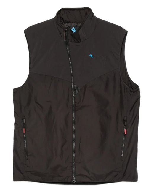 Klattermusen Black Urd Light Ripstop Gilet for men