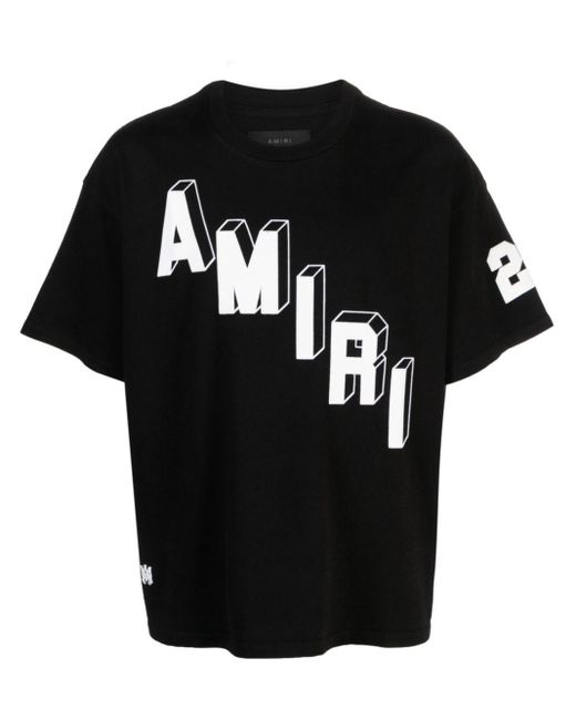 Amiri Katoenen T-shirt in het Black voor heren