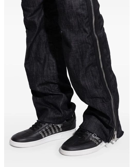 メンズ DSquared² レザースニーカー Black