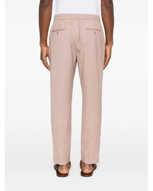 Antony Morato White Drawstring Tapered Trousers for men