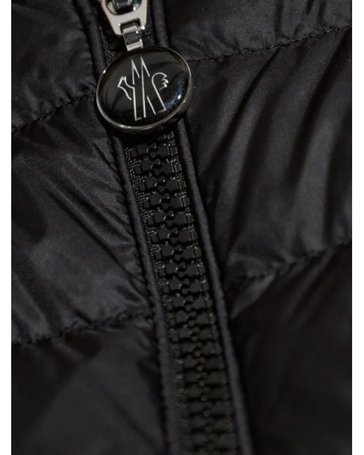 Moncler Black Lightweight Tailored Down Vest For