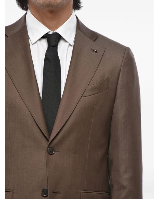 Corneliani Brown Cc Collection Single-Breasted Suit for men
