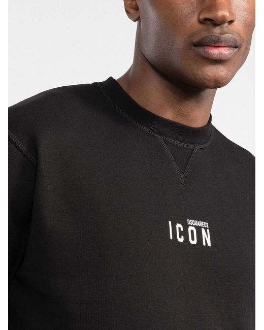 DSquared² Black Hoodies for men