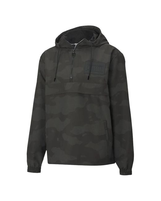 PUMA Black Coupe-Vent The Hundreds Rev À Imprimé Camouflage for men