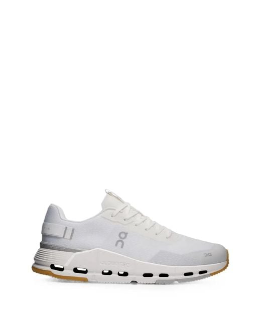 On Shoes White Cloudnova Form 2 Sneakers for men