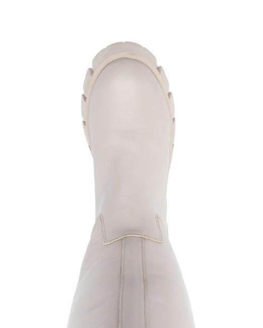Marc O' Polo White 50Mm Leather Boots
