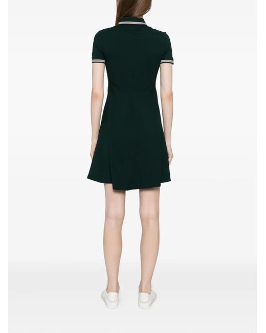 Lacoste Green Polo-Collar Dress