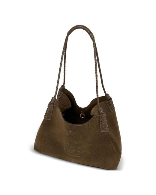 Etro Brown Medium Libra Shoulder Bag