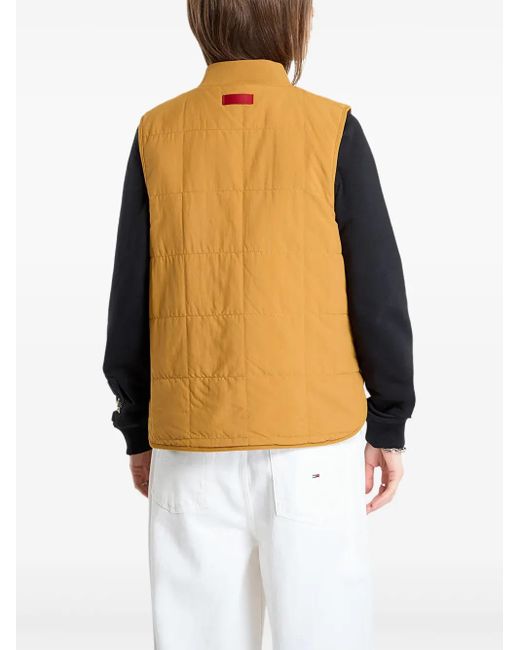 Columbia Black Reversible Checked Vest
