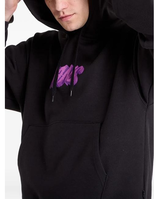 Vans Black Stone Swirl Loose Po Hoodie for men