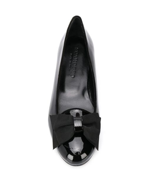 Scarosso Black Cloe Ballerina Shoes