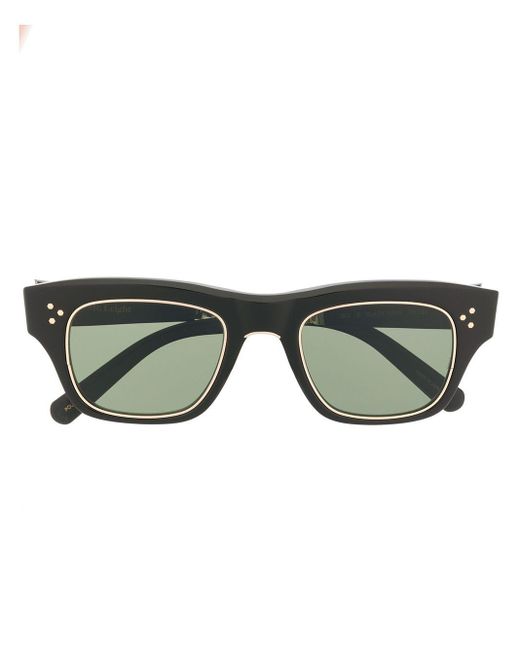 Garrett Leight Black Square Frame Sunglasses