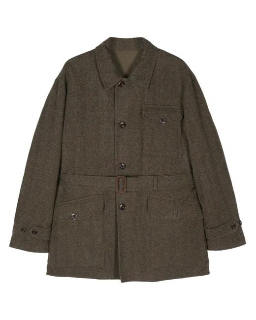 Polo Ralph Lauren Loden Mantel in Green für Herren