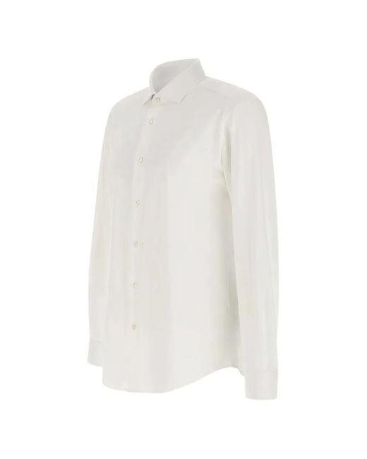 Brian Dales White Button Shirt for men