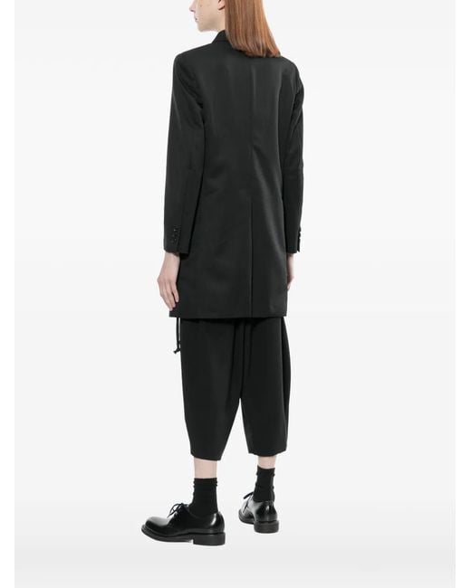 Comme des Garçons Black Button-Up Coat