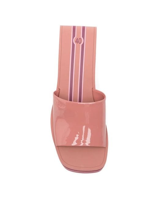 Chloé Pink Swimming Wedge Sandals