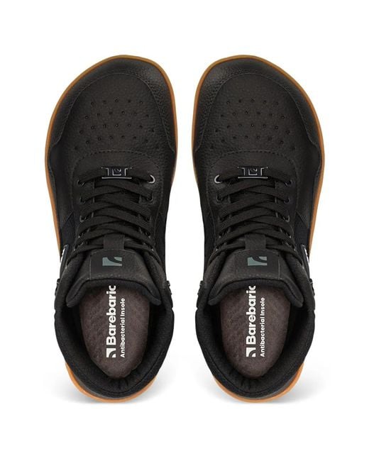 Barebarics Black Lace-Up Sneakers