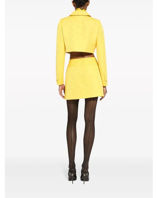 Dolce & Gabbana Yellow Coats & Jackets