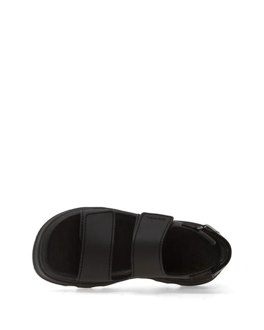 Sorel Black Sandales Kinetic Sunchase À Attache Scratch