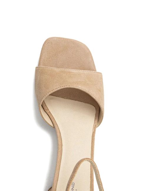 Vagabond Natural 45Mm Piper Block-Heel Ankle-Strap Sandals