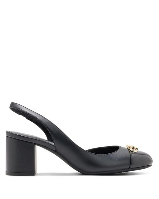 Michael Kors Black Perla Flex 57mm Slingback Pumps