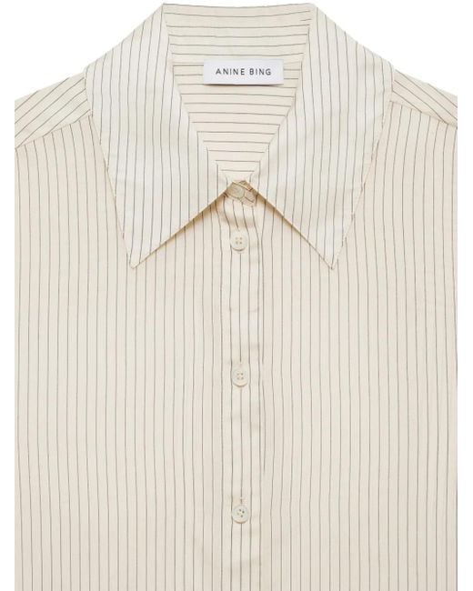 Anine Bing White Bridge Shirt