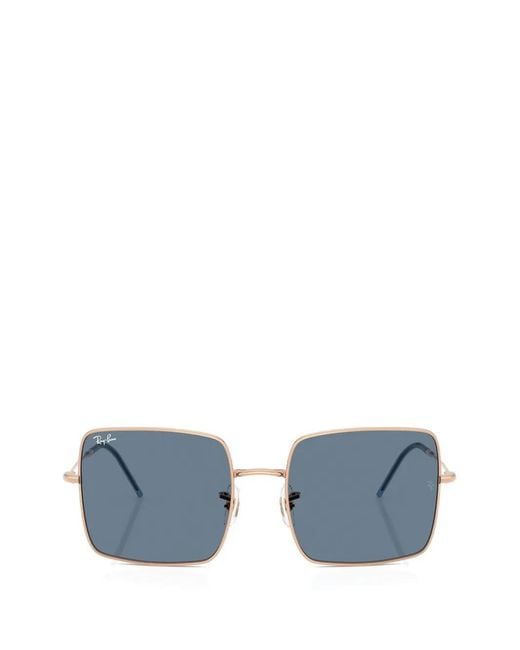 Ray-Ban Blue Reverse Sonnenbrille Mit Eckigem Gestell