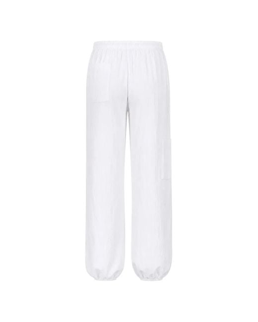 SABLYN White Tonni Elasticated Track Pants
