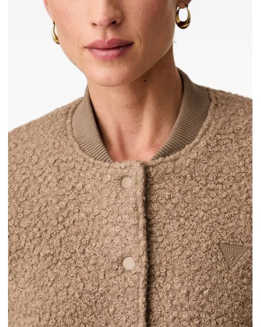 Guess Natural Faux-Sherpa Jacket