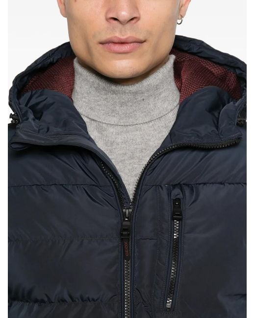 Plumífero Snake Geox de hombre de color Blue