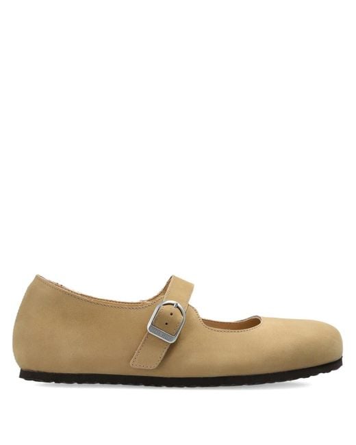Birkenstock White Santa Clarita Buckled Leather Loafers