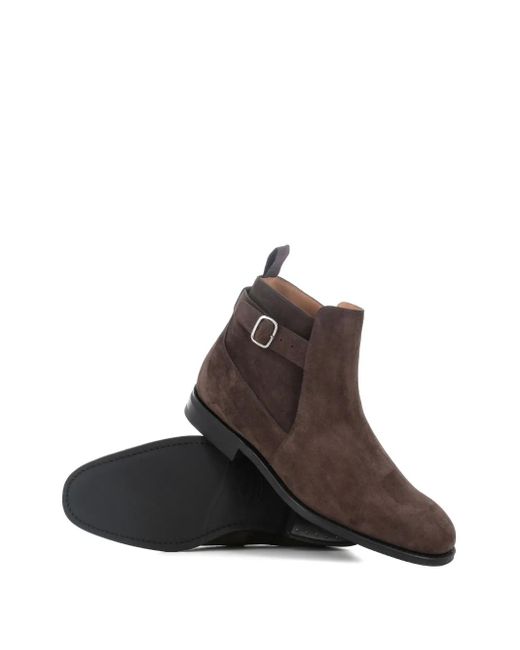 Bottes En Daim À Boucles Church's pour homme en coloris Brown